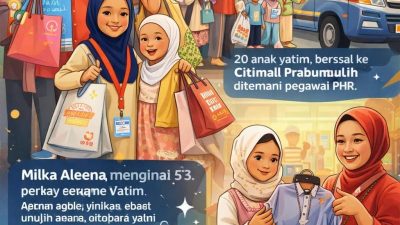 Senyuman Anak Panti, Impian Berbaju Baru Lebaran Terwujud Bersama PHR Zona 4