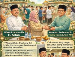 Rumdin Wako Prabumulih dan Wawako Diserbu Warga di Hari Raya Idul Fitri 1447 H
