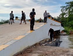 Jembatan Desa Pangkul Diperbaiki, Kades: Bukti Nyata Kepedulian Pemerintah