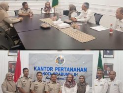 Perkuat Sinergi, Kantor Pertanahan dan KPP Pratama Prabumulih Jalin Silaturahmi