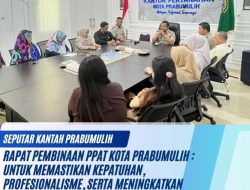 Tingkatkan Kualitas Layanan, Kantor Pertanahan Prabumulih Gelar Pembinaan PPAT