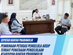 Pembinaan Kearsipan, Kantah Prabumulih Perkuat Layanan Publik