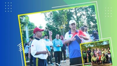 Senam Bersama di Stadion Talang Jimar, Pemkot Prabumulih Perkuat Budaya Hidup Sehat dan Kebersamaan