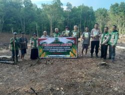 Penanaman Jagung di Desa Sinar Rambang, Wujud Sinergi Dukung Ketahanan Pangan