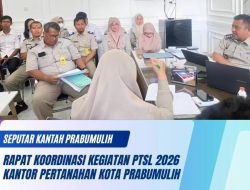 Rapat Tim PTSL 2026, Kantah Prabumulih Dorong Percepatan dan Evaluasi Program