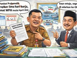 Pemkot Prabumulih Segera Terapkan 5 Hari Kerja, Jumat WFH Mulai April 2026