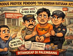 Tawaran Proyek Pendopo Berujung Penipuan, Korban Rugi Rp412 Juta, Pelaku Dibekuk di Palembang