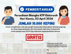 Disdukcapil Prabumulih Pastikan 10 Ribu Blanko KTP-El Tersedia, Masyarakat Diminta Urus Langsung Tanpa Perantara