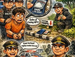 Modus Baru Edar Sabu Terbongkar di Prabumulih: Disembunyikan dalam Casing HP, Transaksi via “Titik Jalan”