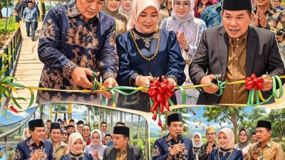 Edison Resmikan Jembatan Gantung, Dorong Konektivitas dan Ekonomi Warga Sungai Rotan