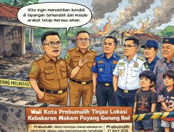 Wali Kota Prabumulih Tinjau Lokasi Kebakaran Makam Puyang Gunung Ibul