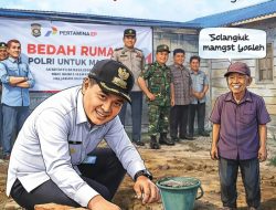 Program Bedah Rumah Polri Dimulai, Wawako Prabumulih Franky Nasril Apresiasi Kepedulian untuk Warga