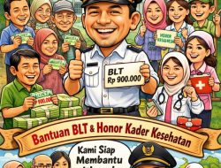 BLT Tiga Bulan Disalurkan Sekaligus, Pemdes Talang Batu Perkuat Jaring Pengaman Sosial dan Apresiasi Kader Kesehatan