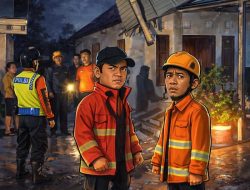 Cuaca Ekstrem Luluhlantakkan Majasari, Dua Rumah Rusak Parah Diterjang Angin, Polisi Bersama BPBD Gerak Cepat