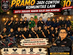 PRAMO Jadi Contoh Komunitas Lain, Satu Dekade Makin Solid dan Kompak