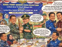 Bupati Muara Enim Ajak Dandim Baru Bersinergi, Sekda Prabumulih Sampaikan Apresiasi