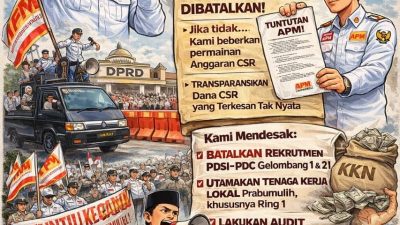 Salam Gasak! APM Desak Batalkan Rekrutmen Gelombang 1 dan Gelombang 2, Ungkap Borok di Aksi DPRD Prabumulih 29 April