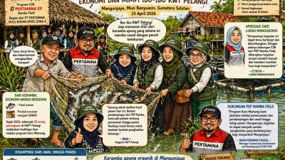 Panen Harapan di Mangunjaya: Ketika Keramba Apung Menggerakkan Ekonomi dan Mimpi Ibu-Ibu KWT Pelangi