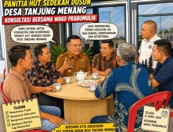 Panitia Sedekah Dusun Desa Tanjung Menang Konsultasi Bersama Wako Prabumulih