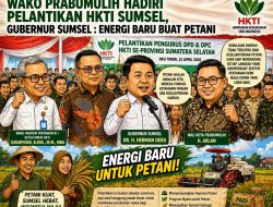 Wako Prabumulih Hadiri Pelantikan HKTI Sumsel, Gubernur: Energi Baru Buat Petani