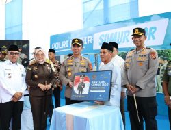 Transformasi Presisi, Kapolda Sumsel Resmikan SPKT dan Program Orang Tua Asuh Stunting