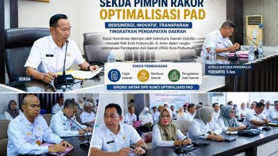 Sekda Pimpin Rakor Optimalisasi PAD, Bapenda Prabumulih Siap Genjot Pendapatan Daerah