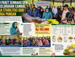 200 Paket Sembako GPM Cambai Diserbu Warga, Harga Murah Jadi Daya Tarik