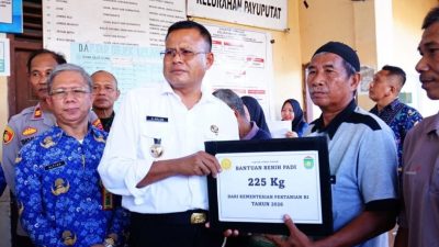 Dapat Suntikan Benih Padi, Petani Prabumulih Diharap Panen Lebih Maksimal
