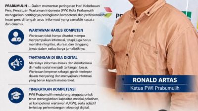 Hari Kebebasan Pers, PWI Prabumulih: Wartawan Harus Kompeten dan Lebih Profesional