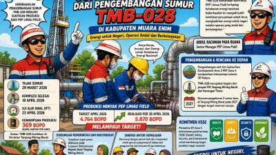 Suntikan Produksi dari Pengembangan Sumur TMB-028, Jaga Ketahanan Energi Nasional