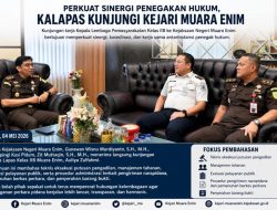 Perkuat Sinergi Penegakan Hukum, Kalapas Kunjungi Kejari Muara Enim