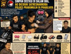 Simpan Ekstasi di Dalam Bra, AG Diciduk Satresnarkoba Polres Prabumulih di Prabujaya