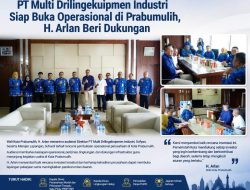 PT Multi Drilingekuipmen Industri Siap Buka Operasional di Prabumulih, Cak Arlan Beri Dukungan