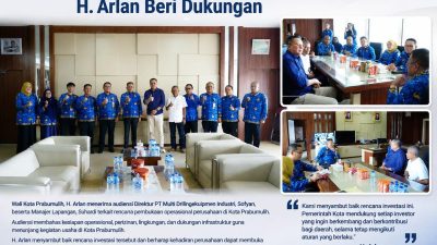 PT Multi Drilingekuipmen Industri Siap Buka Operasional di Prabumulih, Cak Arlan Beri Dukungan