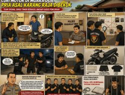 Curi Motor di Muara Dua, Pria Asal Karang Raja Dibekuk Team Opsnal Singo Timur
