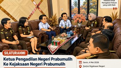 Ketua PN Prabumulih Silaturahmi ke Kejari, Perkuat Sinergitas Penegakan Hukum