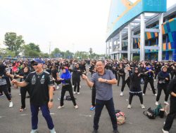 Senam Bersama di TOM Lubuk Linggau, Cik Ujang Ajak Warga Hidup Sehat dan Aktif Bergerak