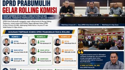 Ini Komposisi Komisi DPRD Prabumulih Pasca Rolling