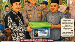 Bakti Religi Hari Bhayangkara ke-80, Polres Musi Rawas Resmikan Sumur Bor di Majelis Ta’lim Munzalan Mubarokah