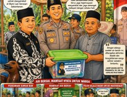 Bakti Religi Hari Bhayangkara ke-80, Polres Musi Rawas Resmikan Sumur Bor di Majelis Ta’lim Munzalan Mubarokah