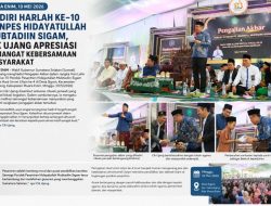 Hadiri Harlah ke-10 Ponpes Hidayatullah Mubtadiin Sigam, Cik Ujang Apresiasi Semangat Kebersamaan Masyarakat