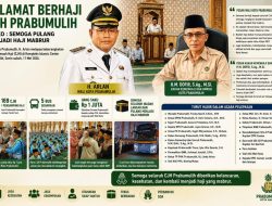 Selamat Berhaji CJH Prabumulih, Wali Kota Arlan: Semoga Pulang Menjadi Haji Mabrur