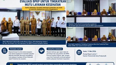 Wawako Prabumulih Dukung Evaluasi BPKP untuk Tingkatkan Mutu Layanan Kesehatan
