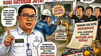 Ilegal Tapping Gas Kota di Prabumulih Terbongkar, Perseroda Petro Prabu Ancam Bongkar Jaringan Jika Tunggakan Tak Dibayar