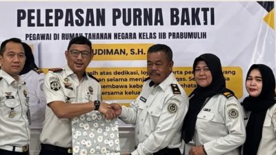 Purna Tugas Budiman, Rutan Prabumulih Diselimuti Haru dan Kenangan