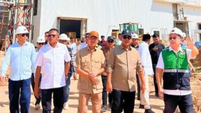 Dari Sampah Jadi Listrik, Arlan Dampingi Ahmad Muzani Tinjau PSEL Keramasan